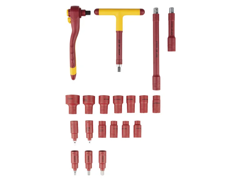 PARKSIDE® Jeu de clés à douilles ou Jeu de clés à fourche à une bouche. 20 pièces