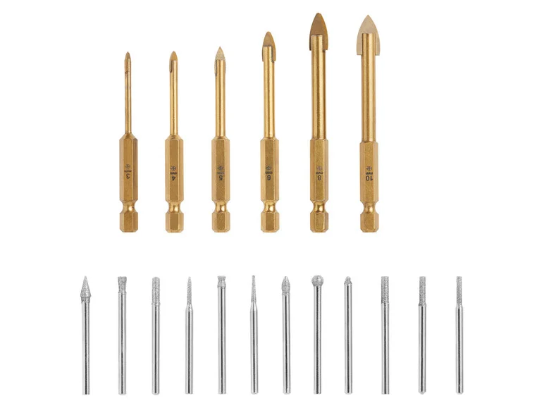 PARKSIDE® Jeux d'accessoires de perçage. 18 pièces