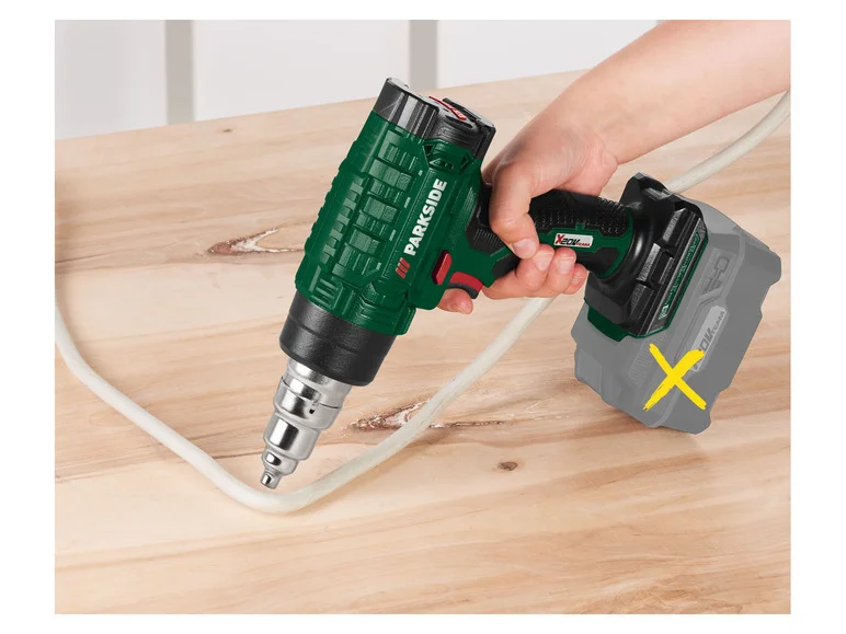 PARKSIDE® Pistolet à air chaud sans fil PHLGA 20-Li C2. 20 V