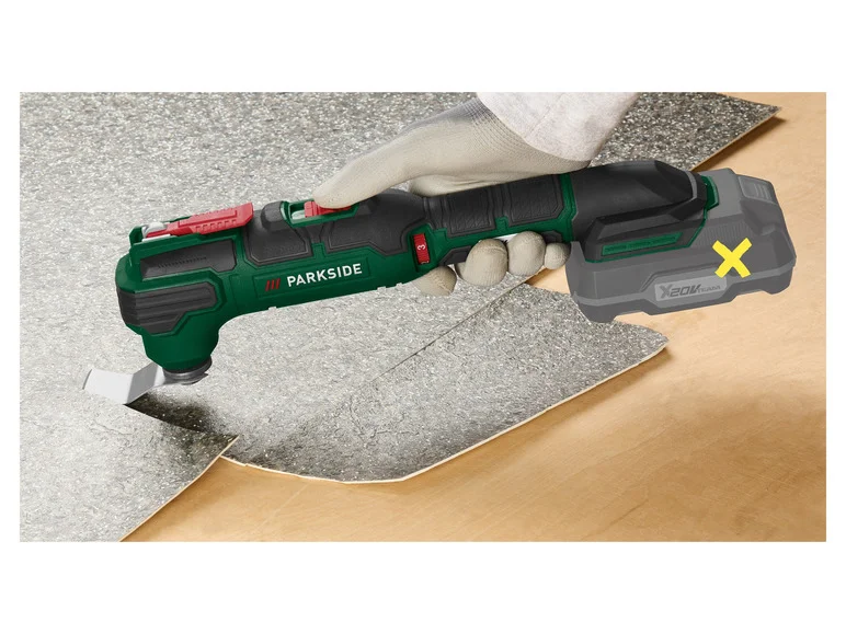 PARKSIDE® Outil multifonction sans fil PAMFW 20-Li C3. 20 V