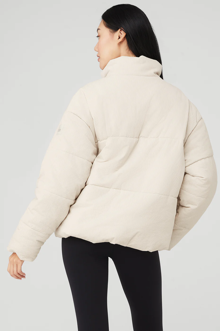 Corduroy Stage Puffer - Bone