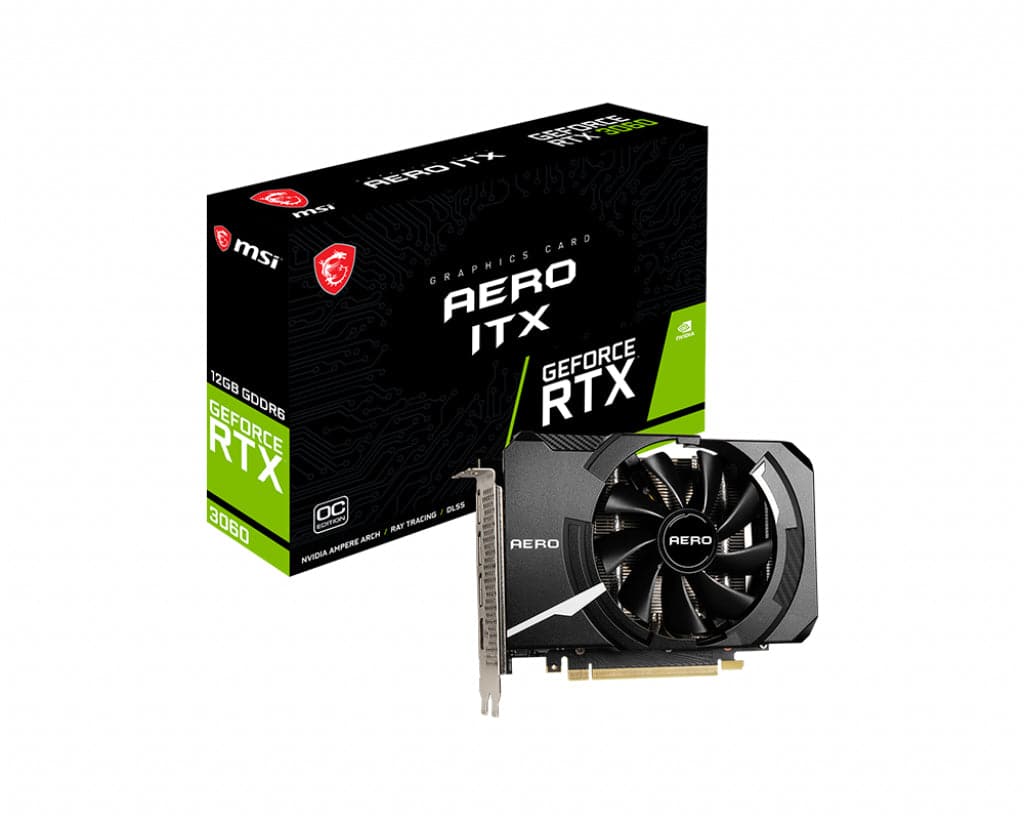 MSI GeForce RTX 3060 AERO ITX 12G OC 12GB