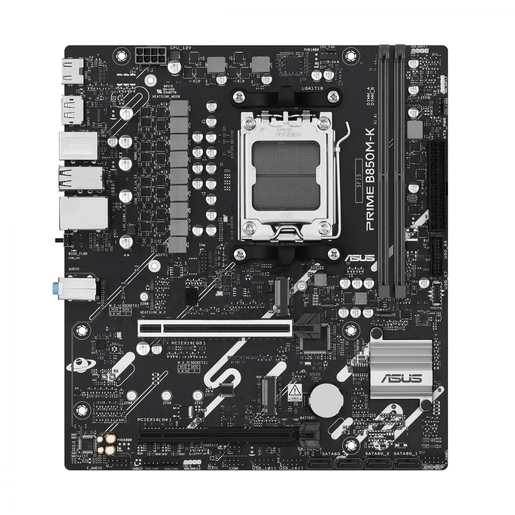 ASUS PRIME B850M-K (mATX. B850. AM5. DDR5)