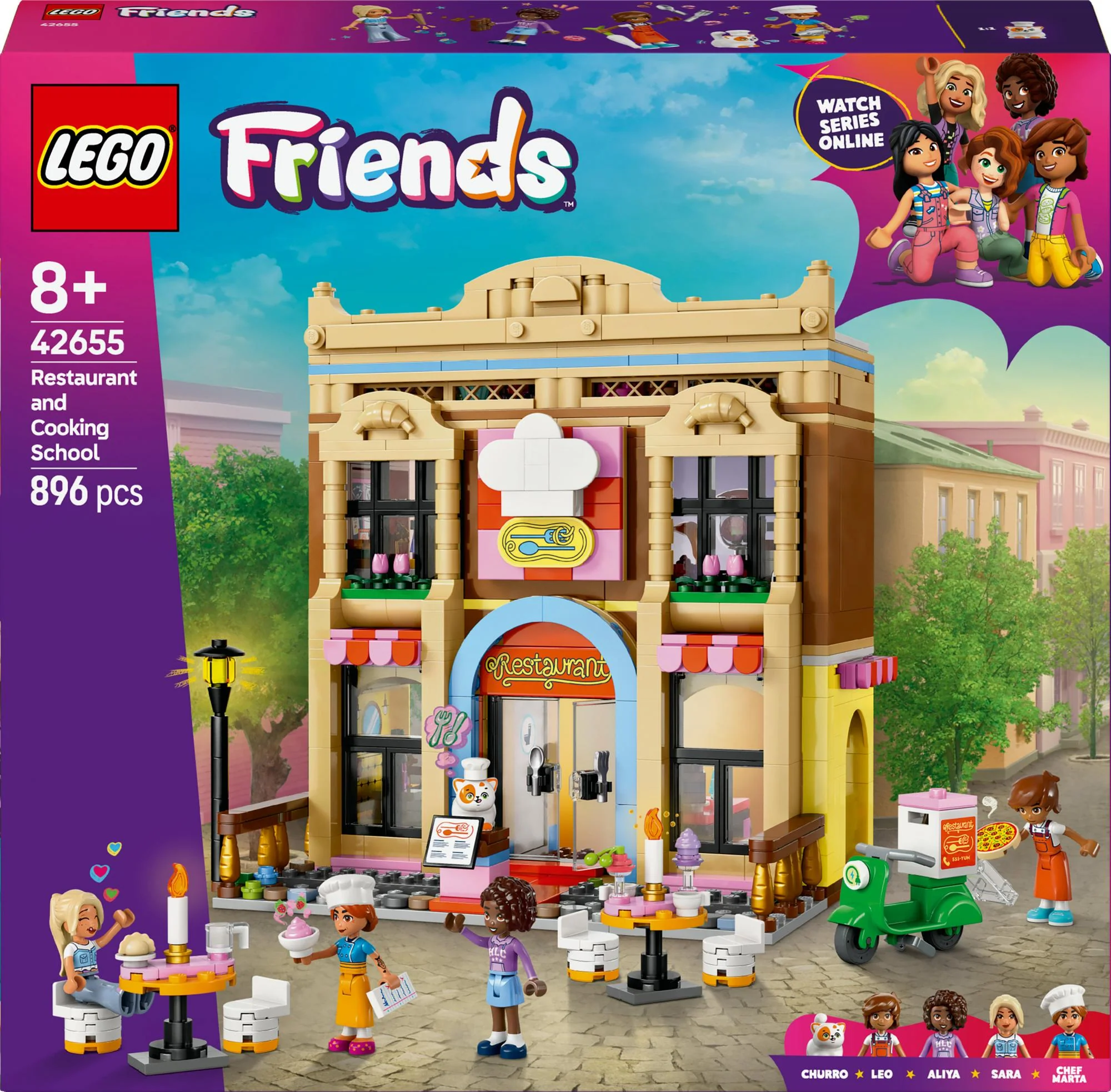 LEGO 42655 Friends Restaurant and Cooking School