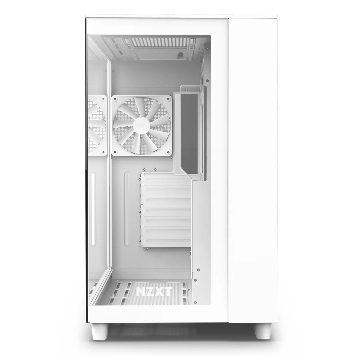 NZXT H9 Flow Weißes Zweikammer-Mid-Tower-Gehäuse