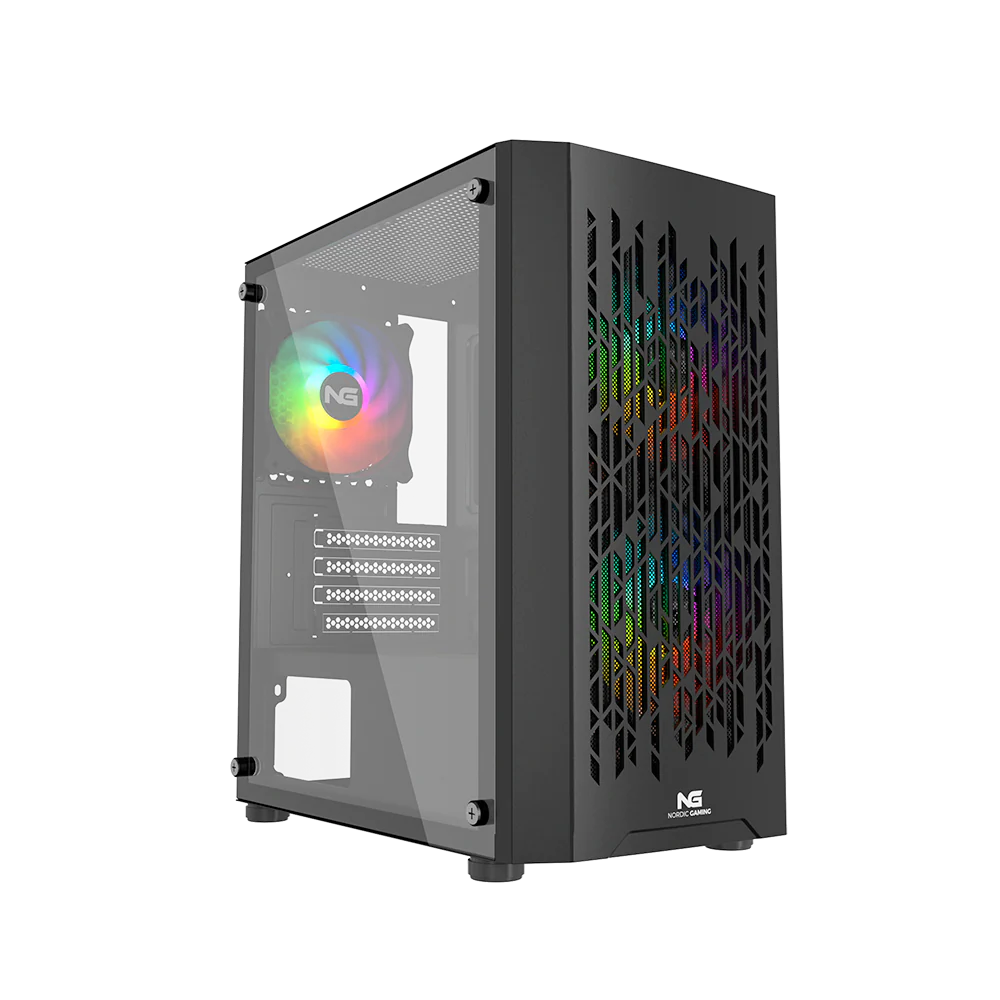 Nordic Gaming Fenris RGB Mini Tårn micro-ATX - Sort
