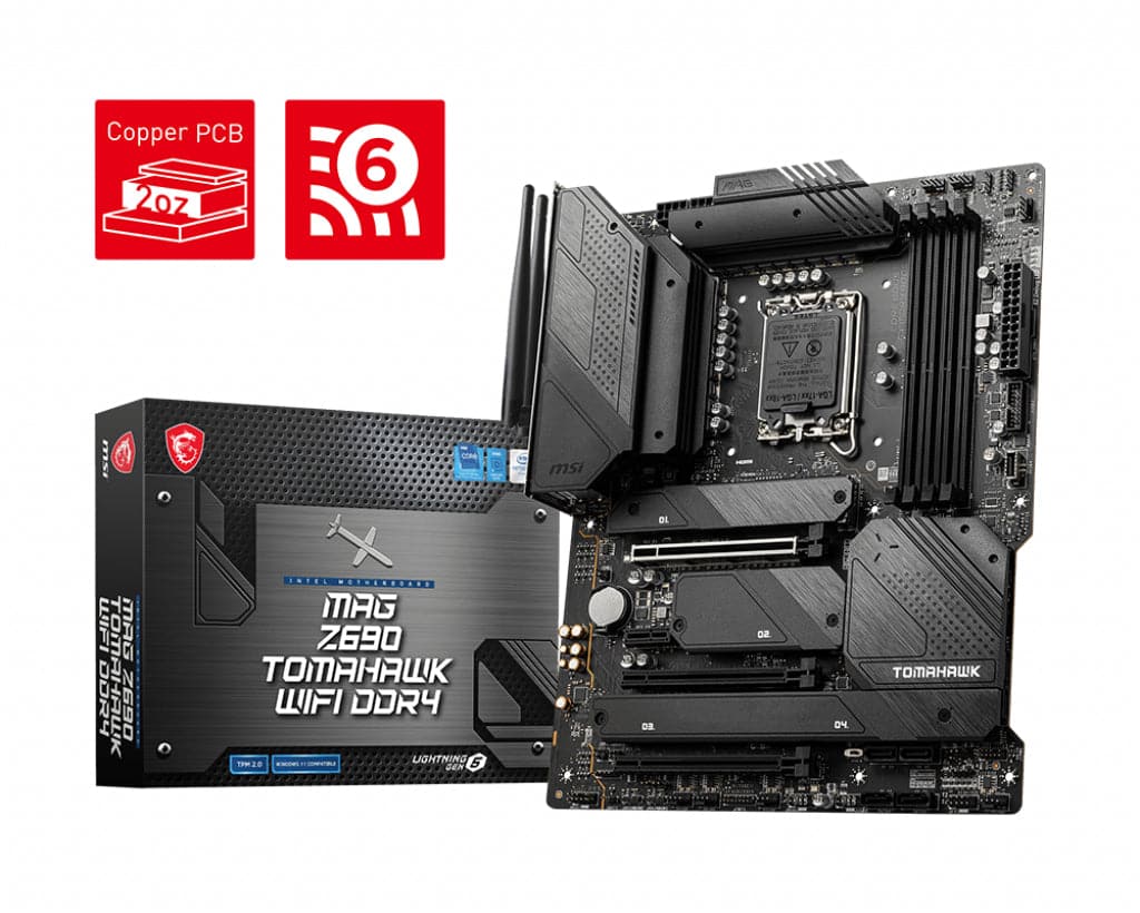 MSI MAG Z690 TOMAHAWK WIFI DDR4 ATX LGA1700 Intel Z690