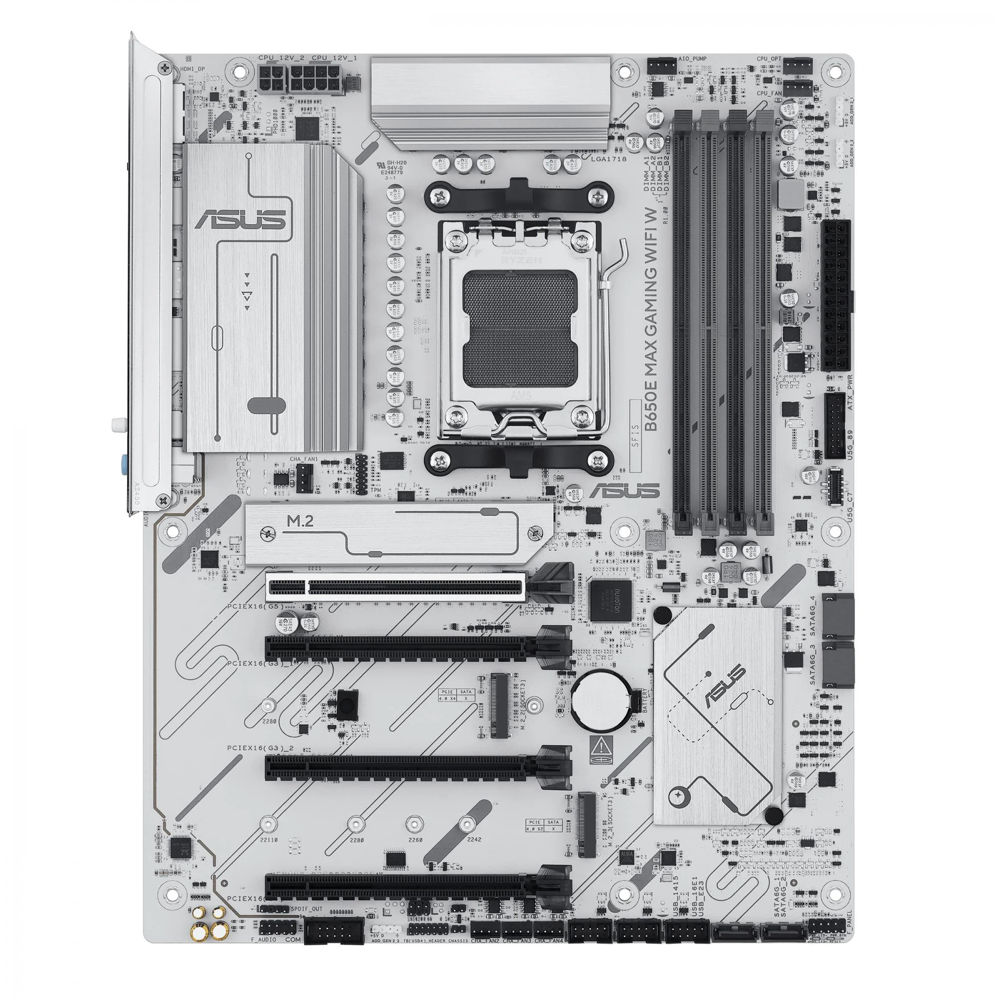ASUS B650E MAX GAMING WIFI WHITE (ATX. B650. AM5. DDR5)