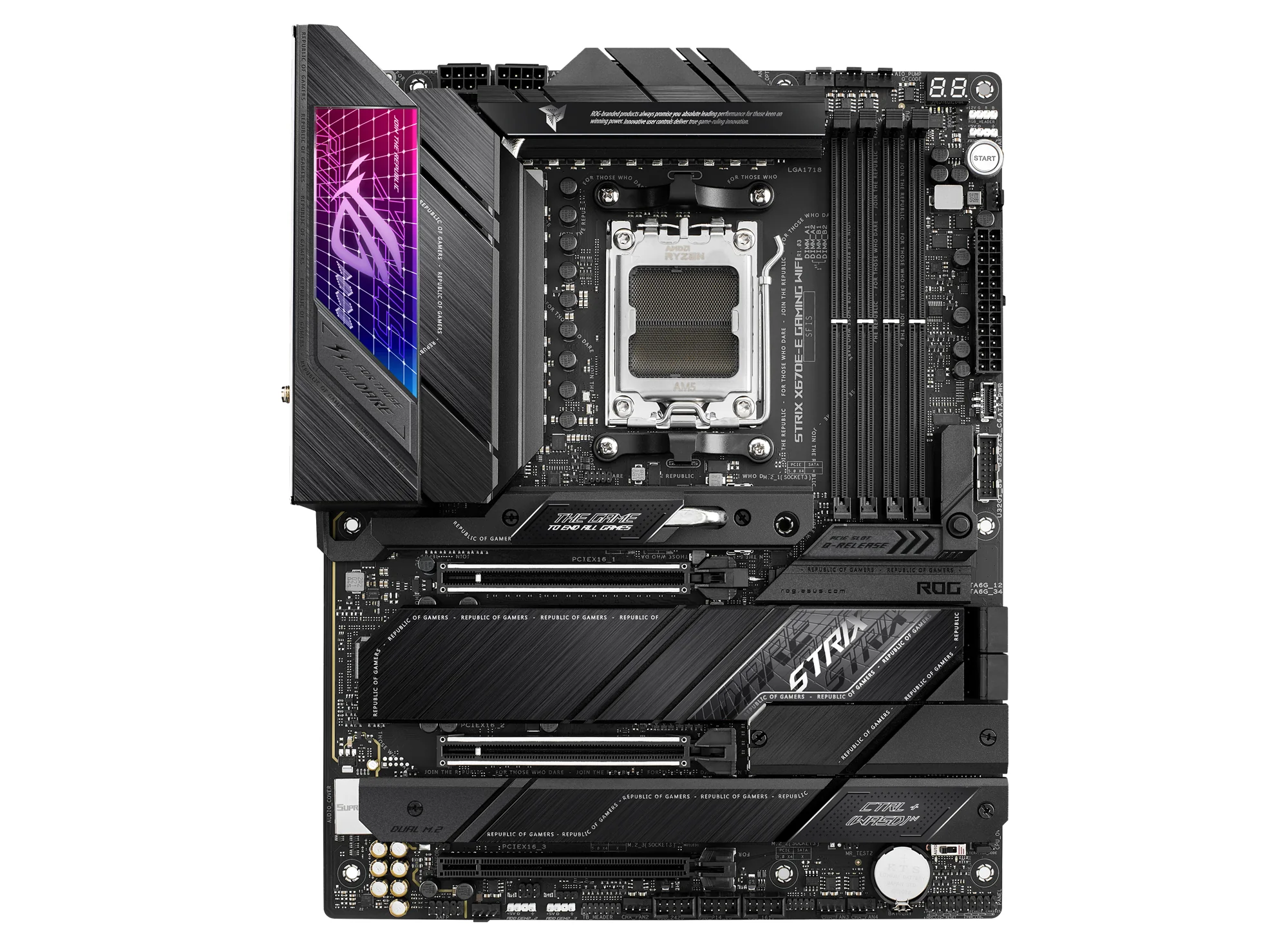 ASUS ROG STRIX X670E-E GAMING WIFI (ATX. X670E. AM5) - Bundkort
