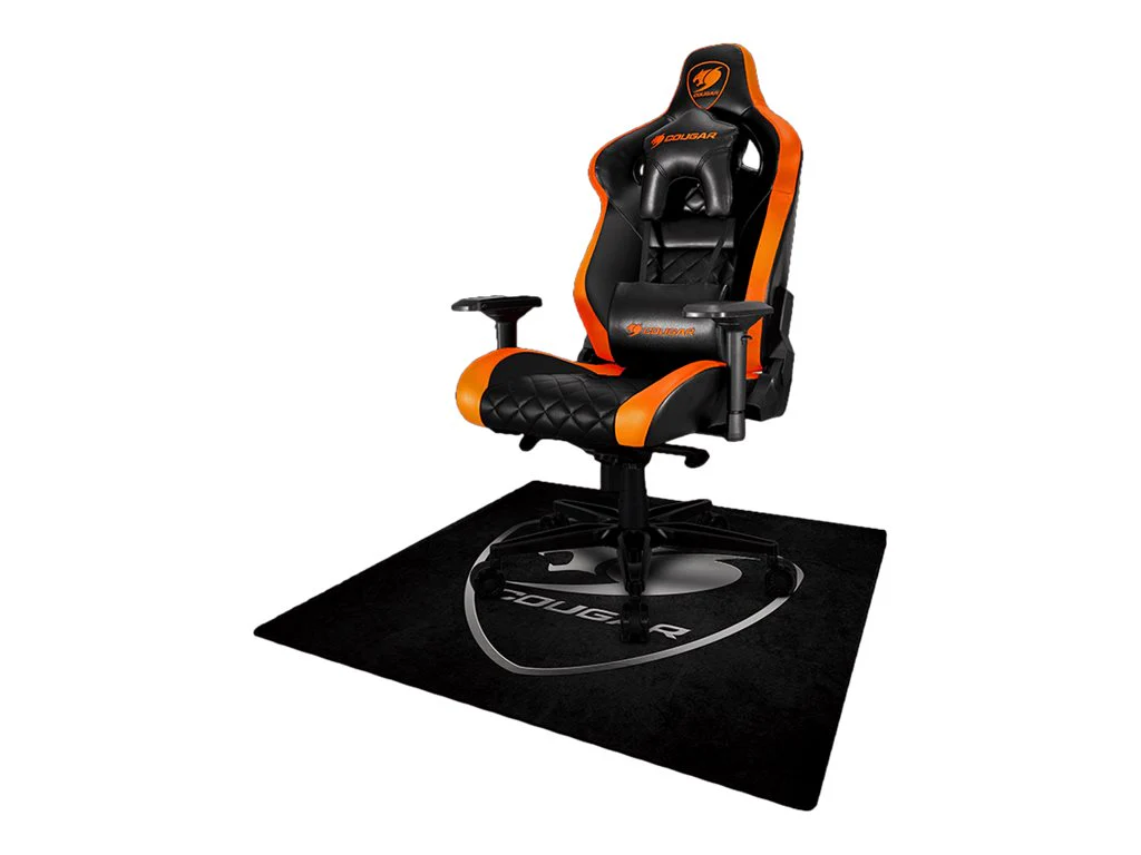 COUGAR COMMAND Stuhlmatte Schwarz Grau