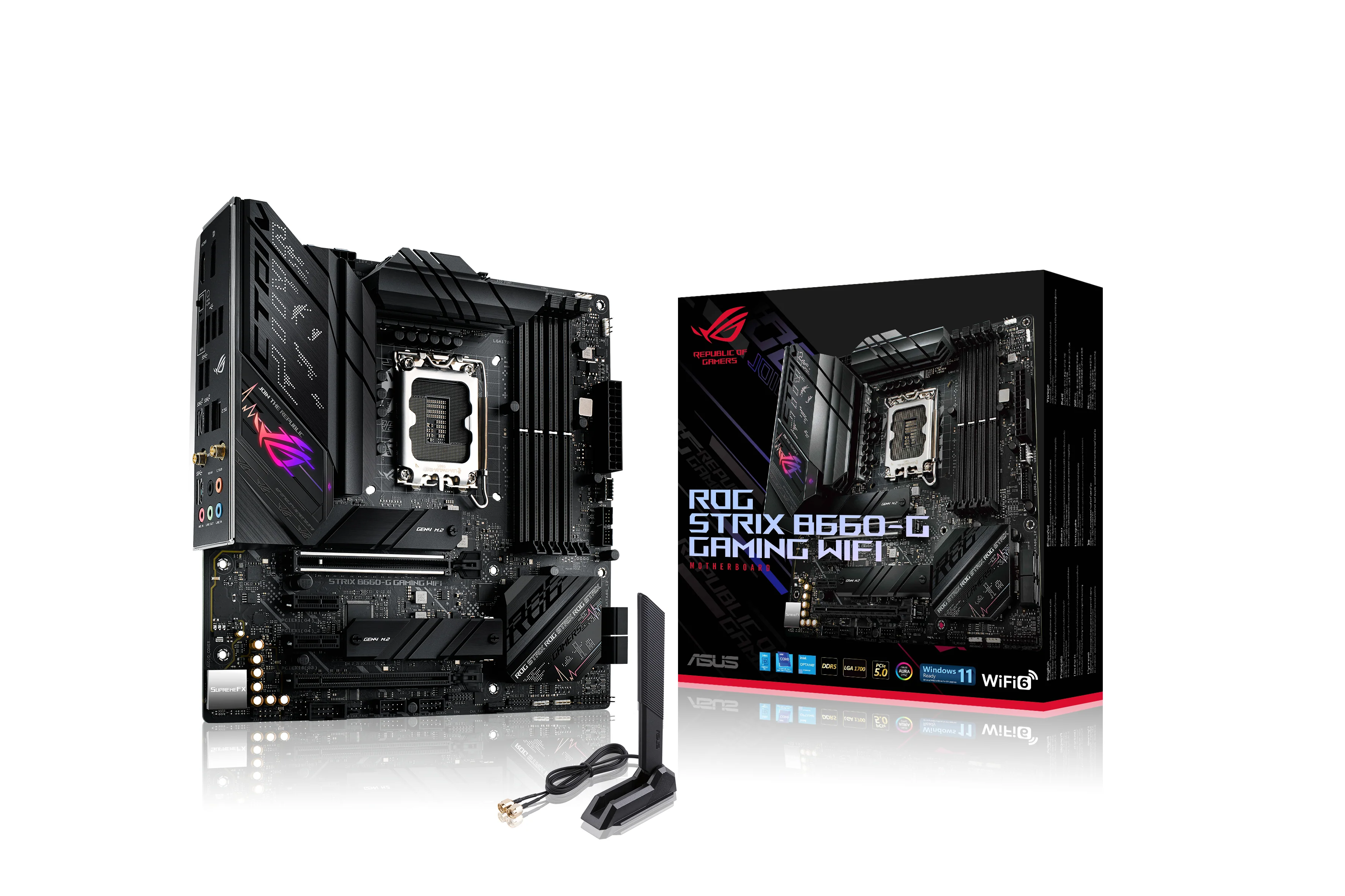 ASUS ROG STRIX B660-G GAMING WIFI (mATX. B660. LGA 1700. DDR5)