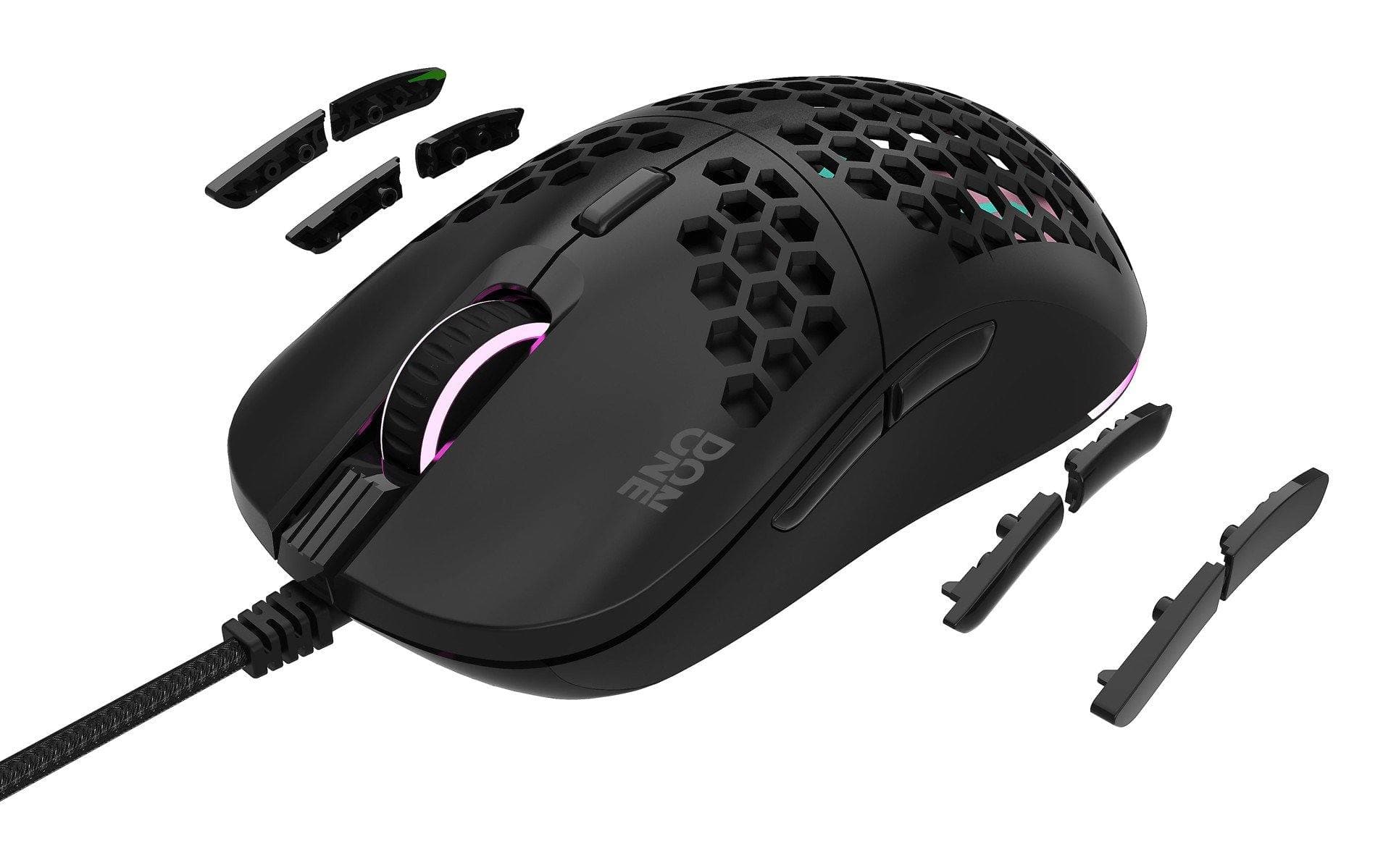 DON ONE – GM500 RGB leichte Gaming-Maus – SCHWARZ