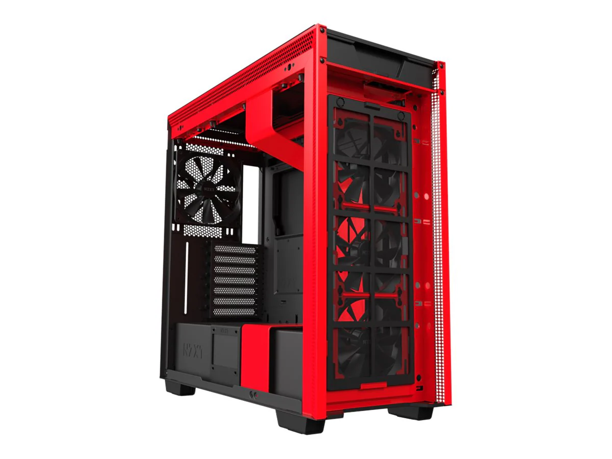 NZXT H-Serie H710 Tower Extended ATX Schwarz Rot