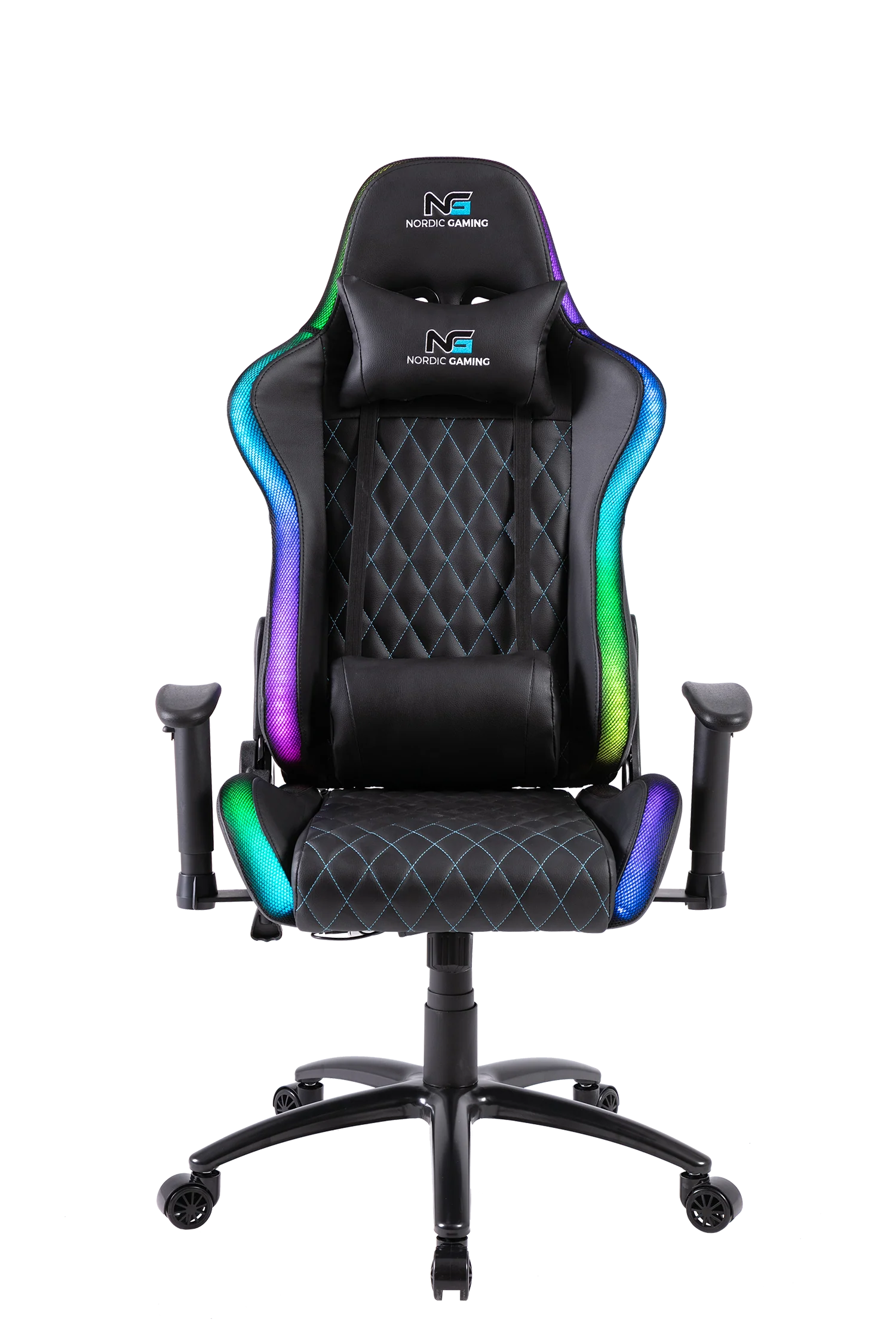 Nordic Gaming Blaster RGB Gaming-Stuhl– PU-Leder– bis zu 120 kg