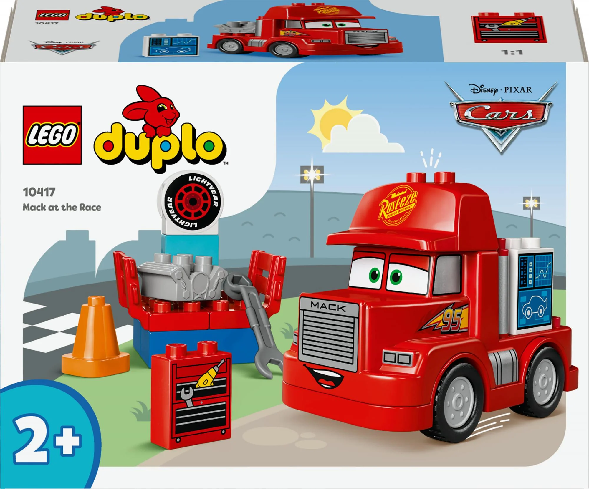 LEGO 10417 DUPLO Disney Mack Racing (red)