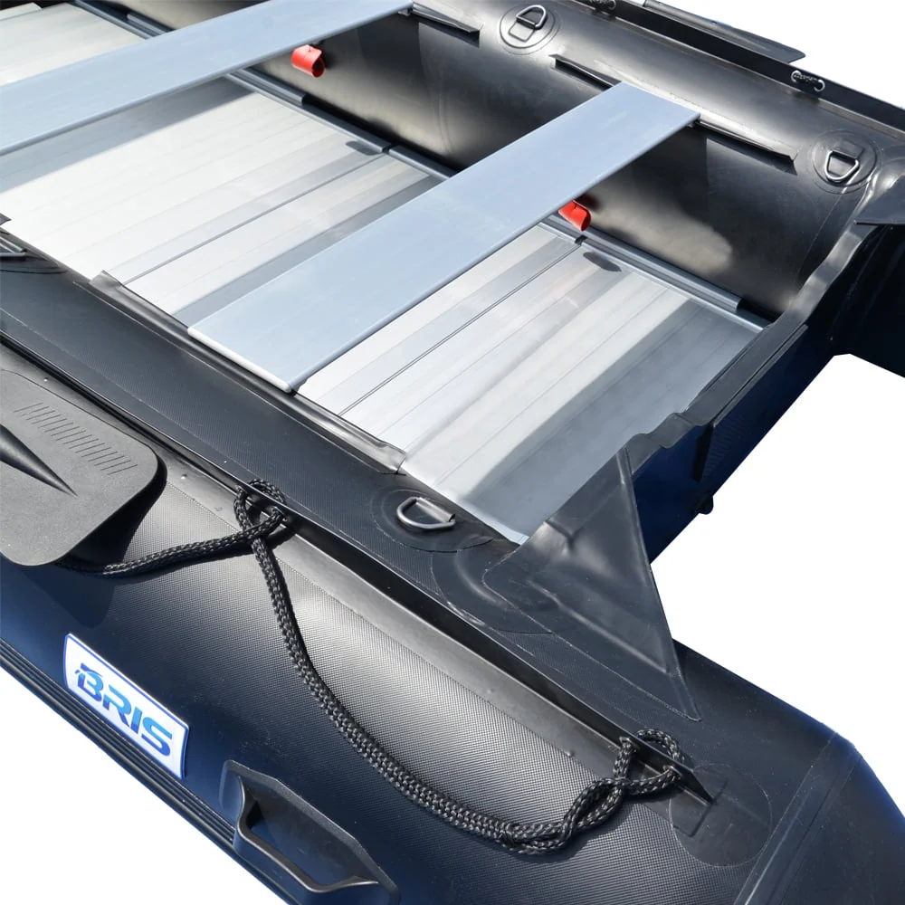 BRIS 12.5Ft Inflatable Boat Inflatable Fishing Rescue Dive Boat Dinghy Raft Pontoon Boat