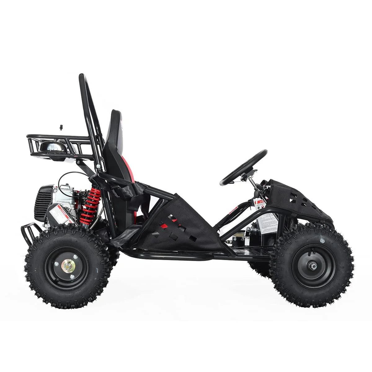 X-Pro Brand New Rover 50cc Gas Go Kart with Pull Start, Rear Disc Brake, 6
