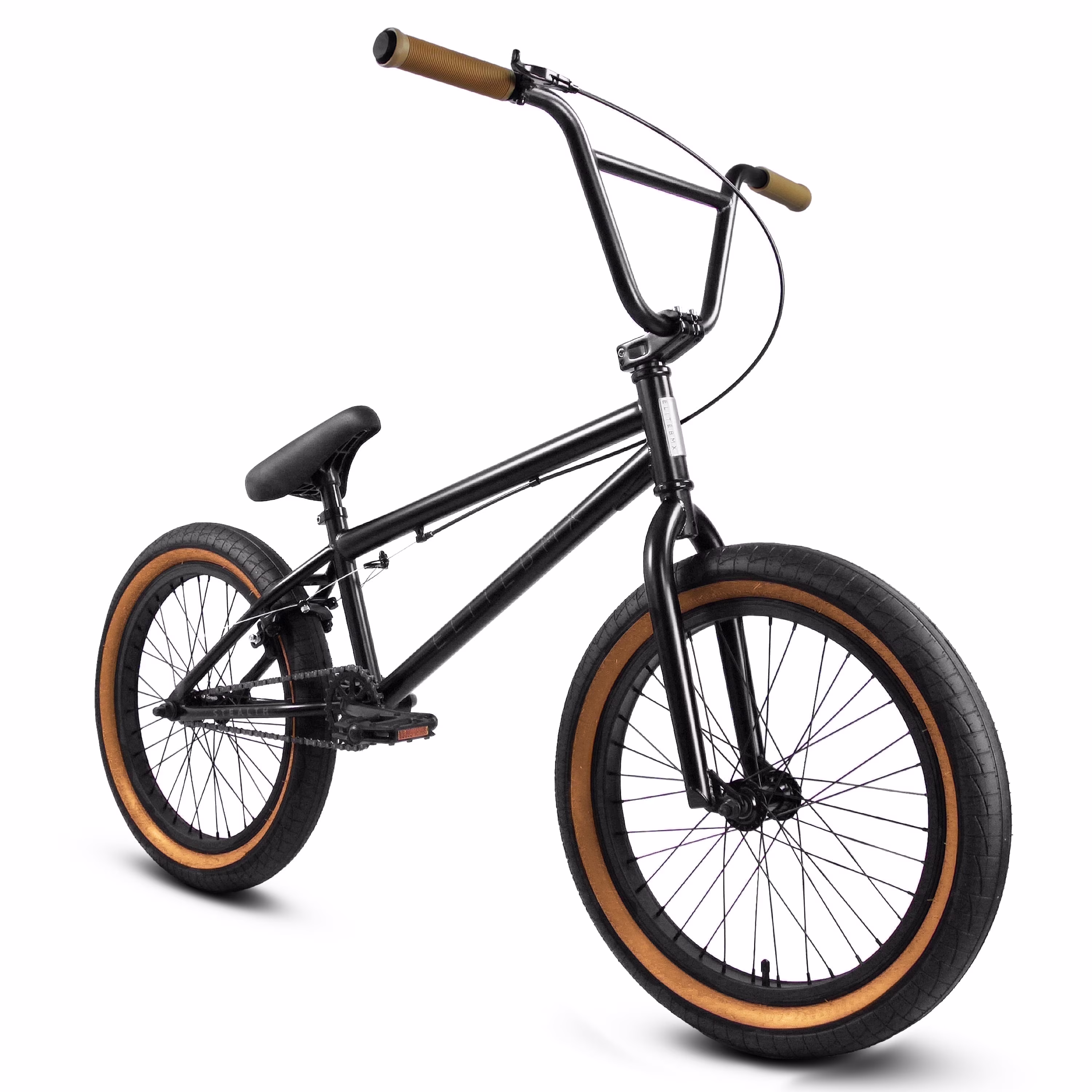Elite BMX Bicycle 20�� Freestyle Bike - Stealth Blue Purple Ideal for Ages 7 to 18 Years