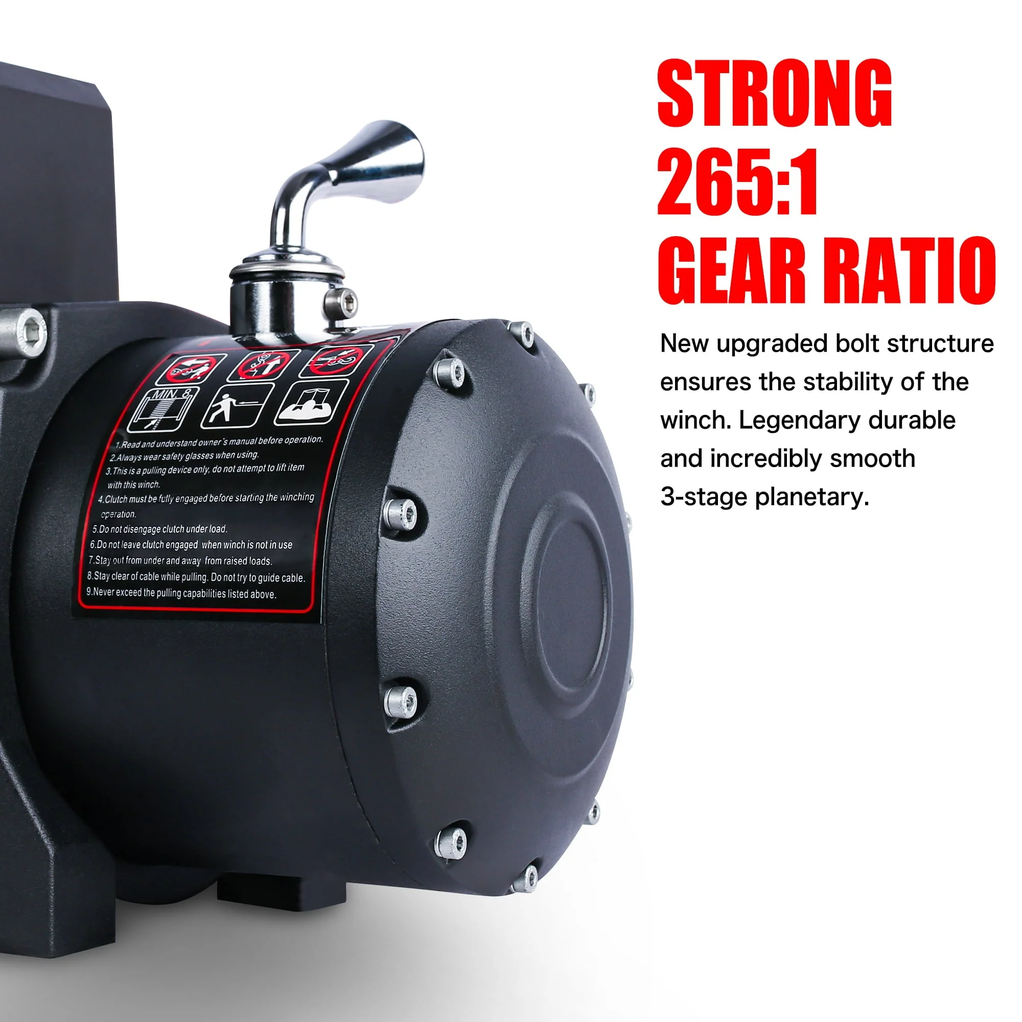 X-BULL Electric Winch 13000LBS 12V Winch Steel Cable SUV Jeep Truck Towing Winch 4WD Off-Road