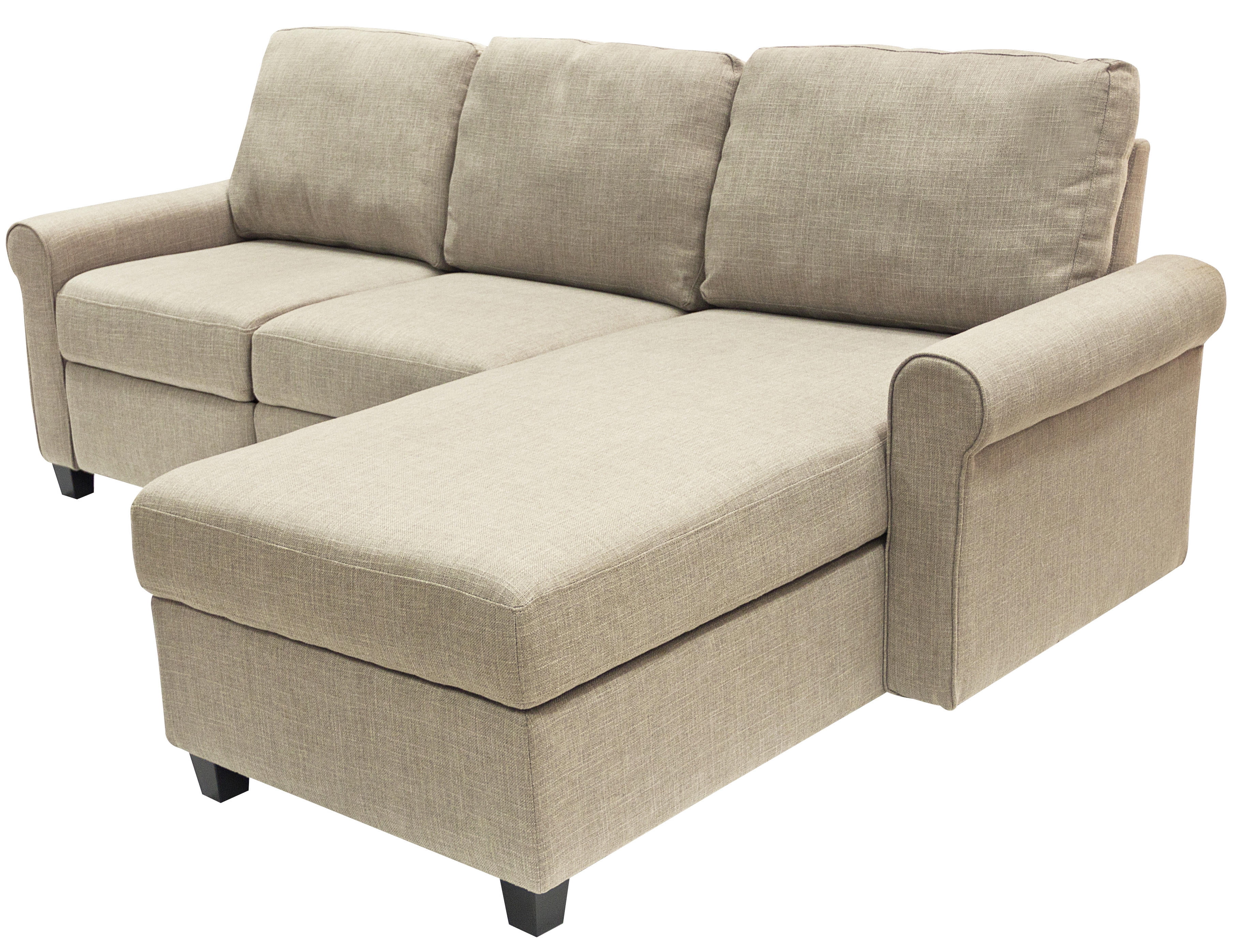 Serta Copenhagen Reclining Sectional with Right Storage Chaise - Oatmeal