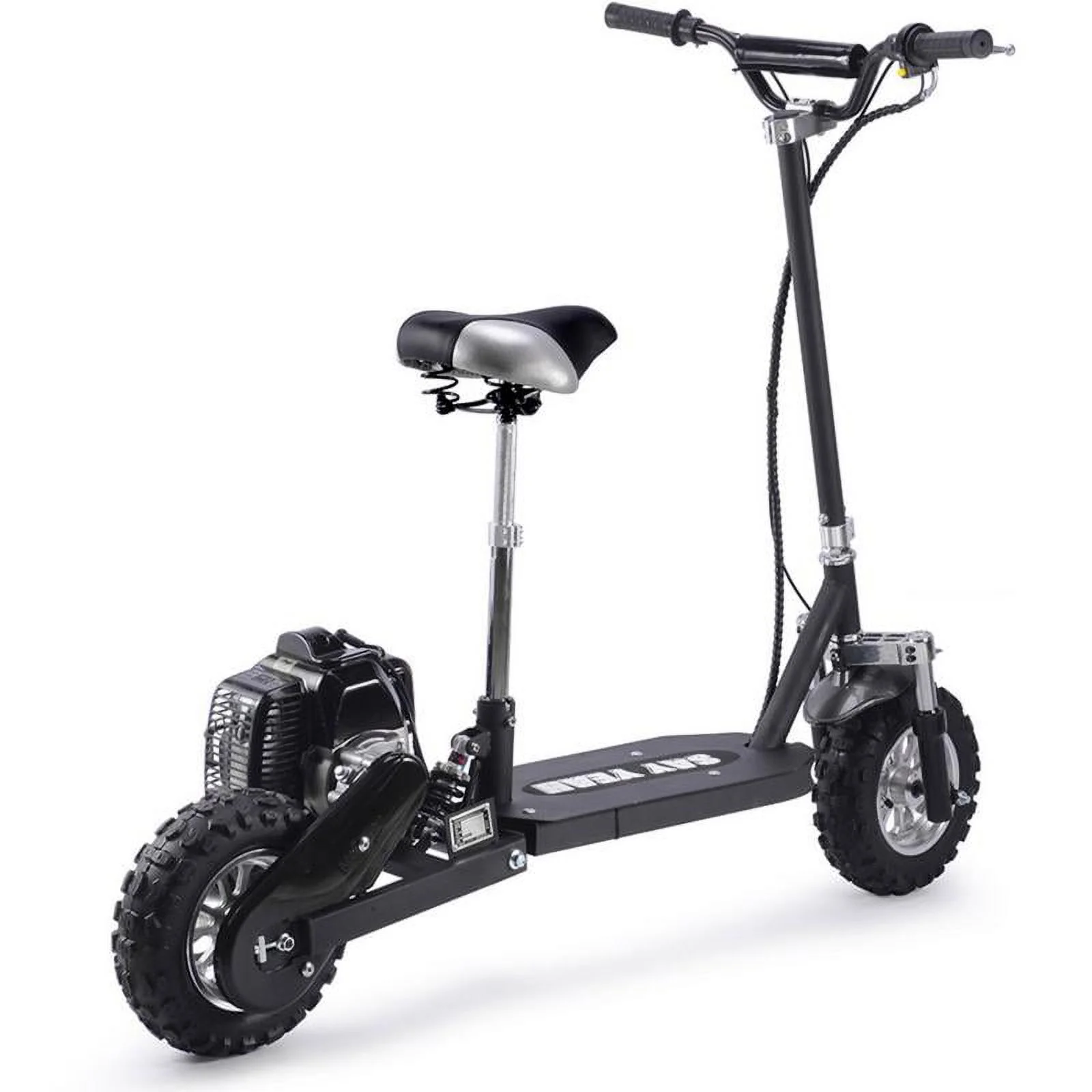 Say Yeah 49cc Stand up Gas Powered Scooter with Seat Black