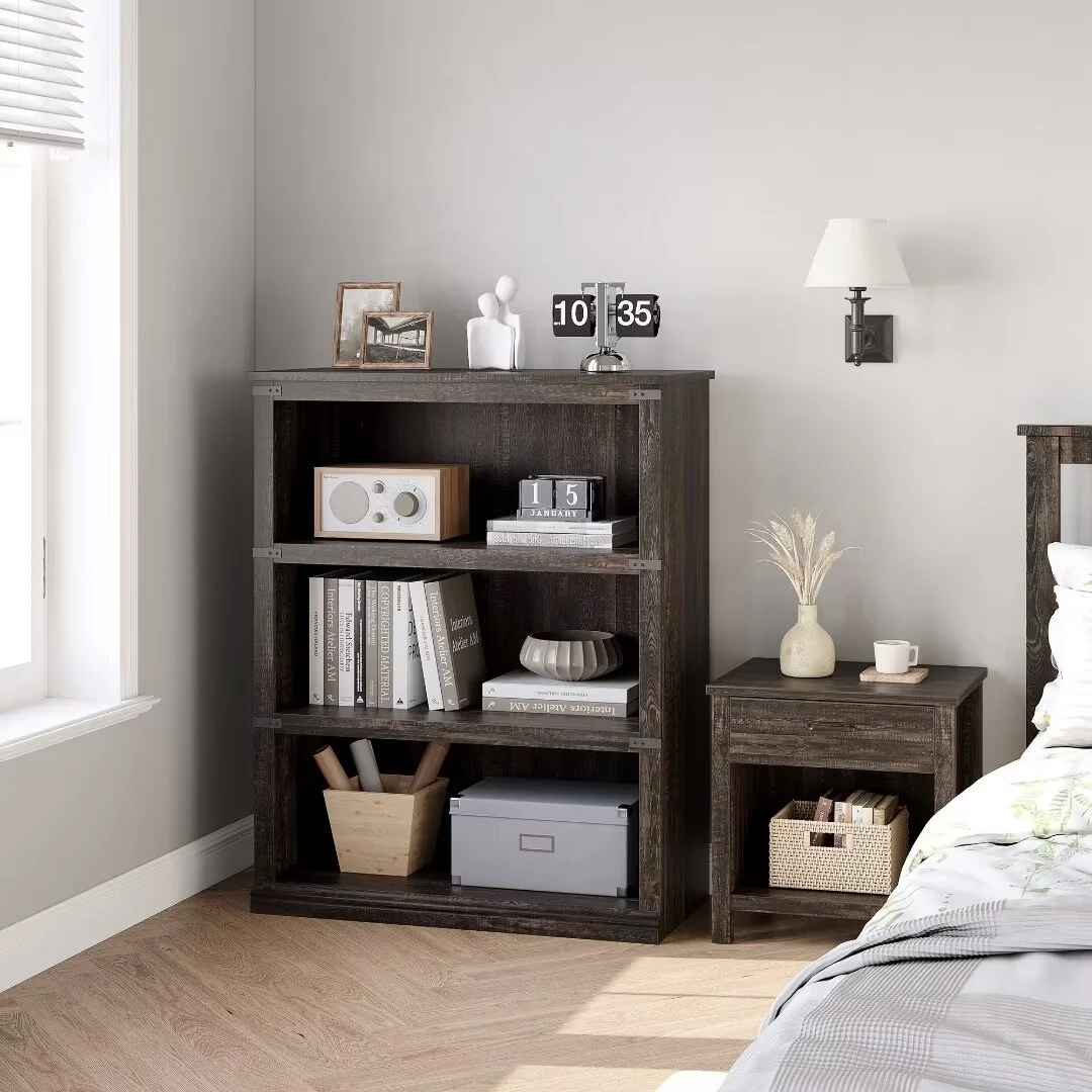 3 Shelf Bookcase, 40