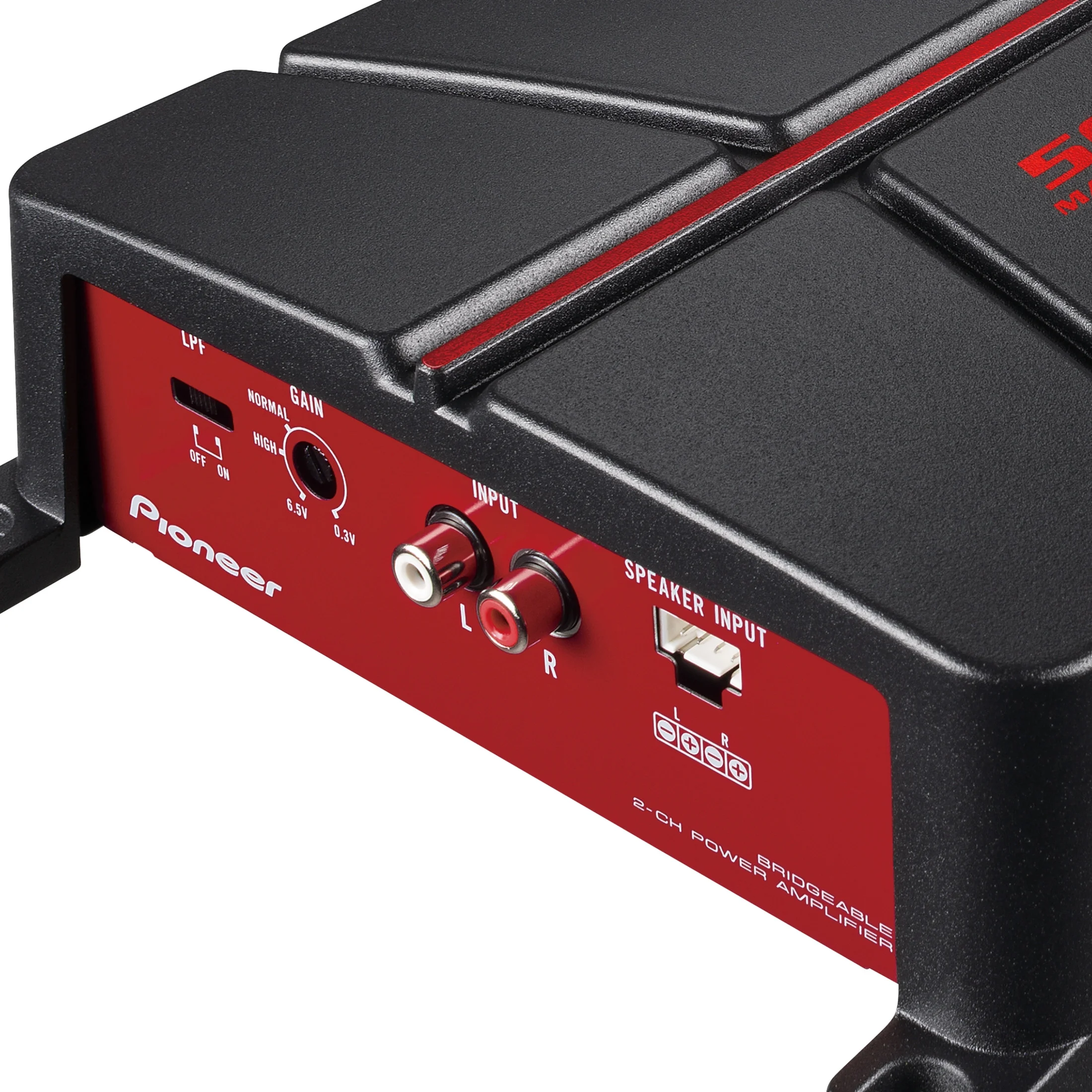 Pioneer GM-A3702 2-Channel - Class AB, 500W Max Power - Bridgeable Amplifier