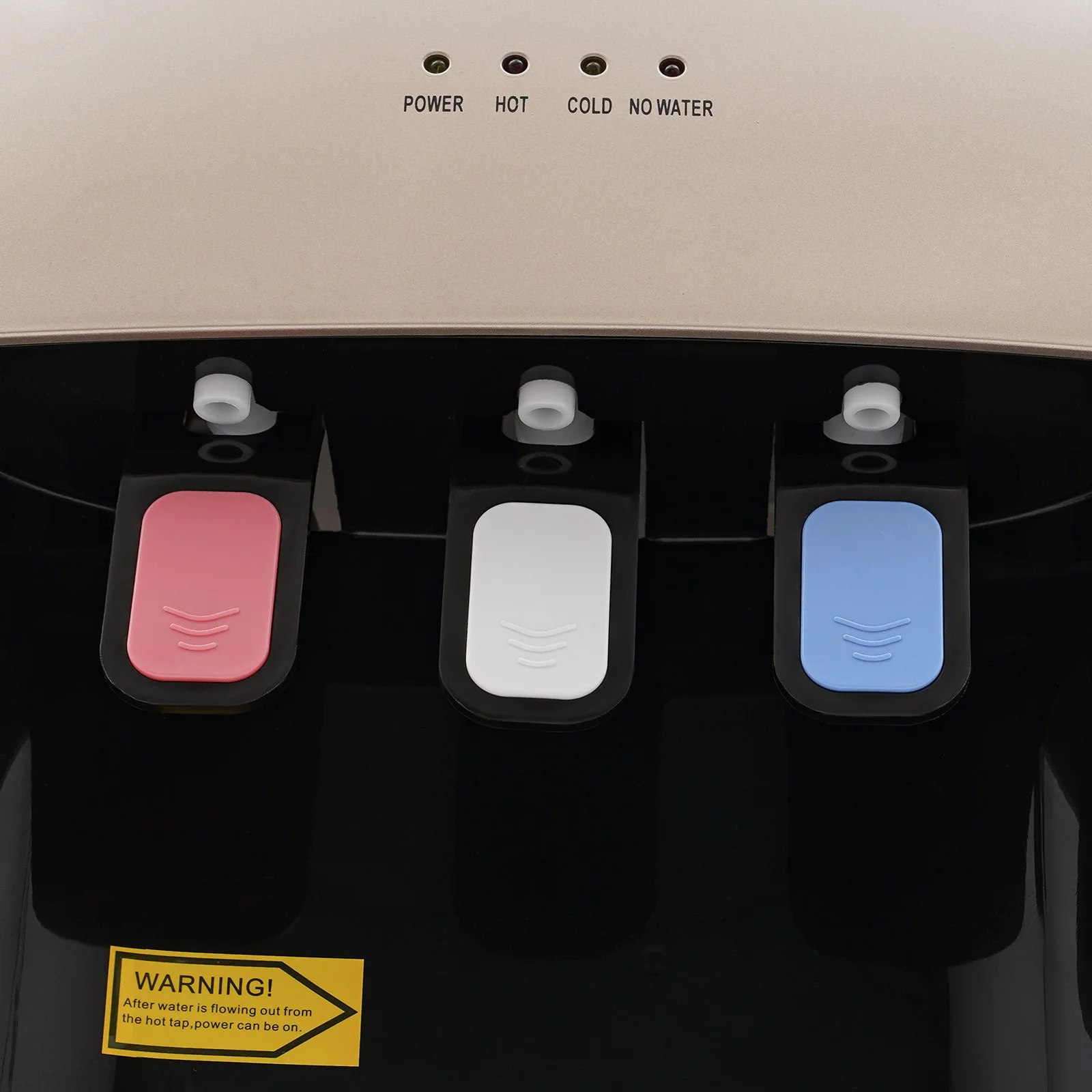 Champaign Gold 5 Gallon Water Dispenser, Bottom Loading Bottom Loading Hot Cold Water Cooler with 3 Temperature Settings, Ideal for Office, Home, Living Room