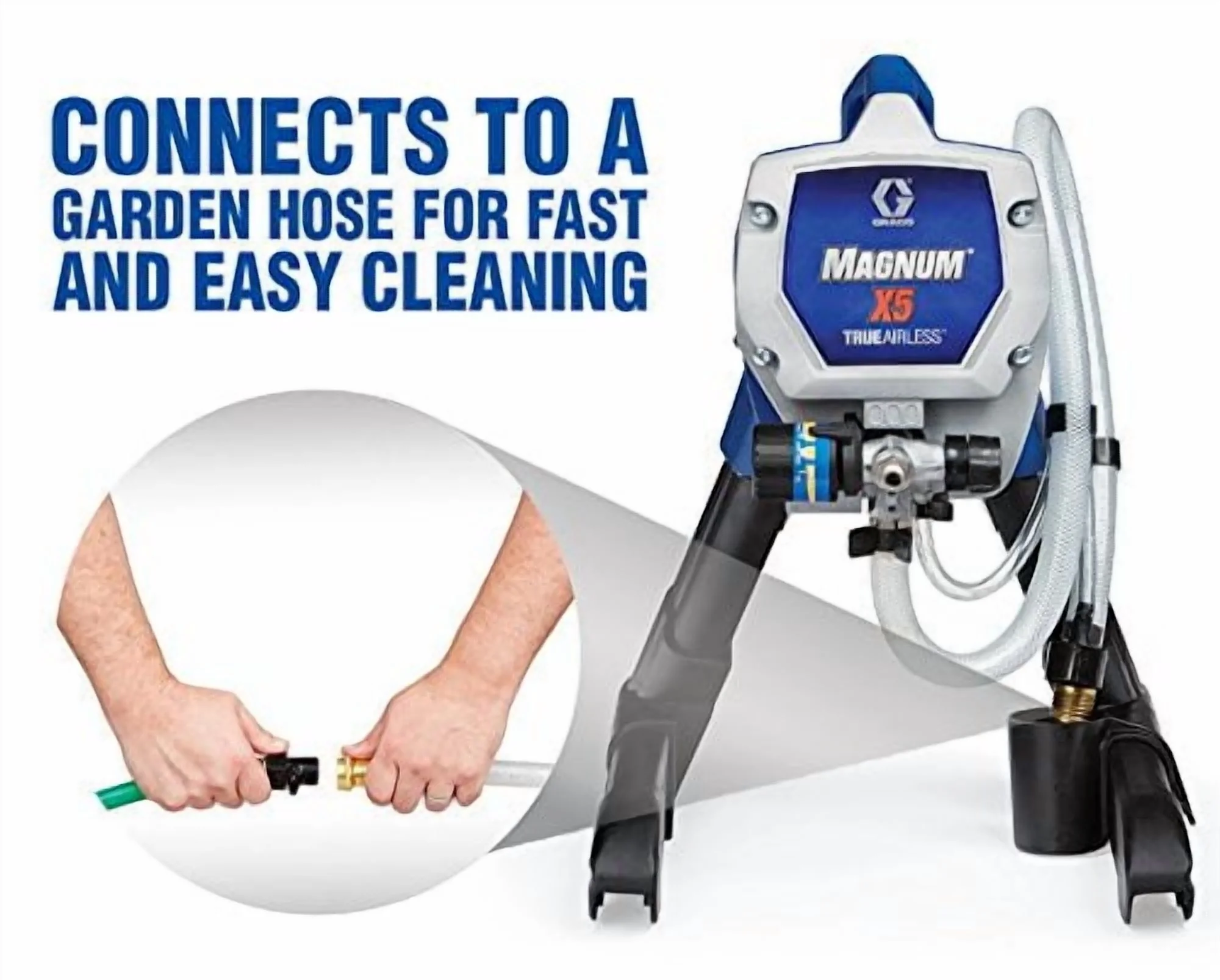 Graco Magnum 262800 X5 Stand Airless Paint Sprayer, Blue