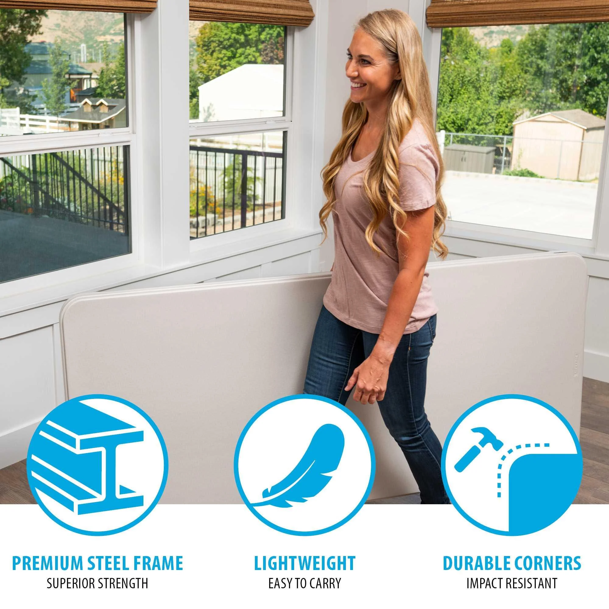 Lifetime 6 Foot Rectangle Folding Table, Indoor/Outdoor Commercial Grade, Black (280350)