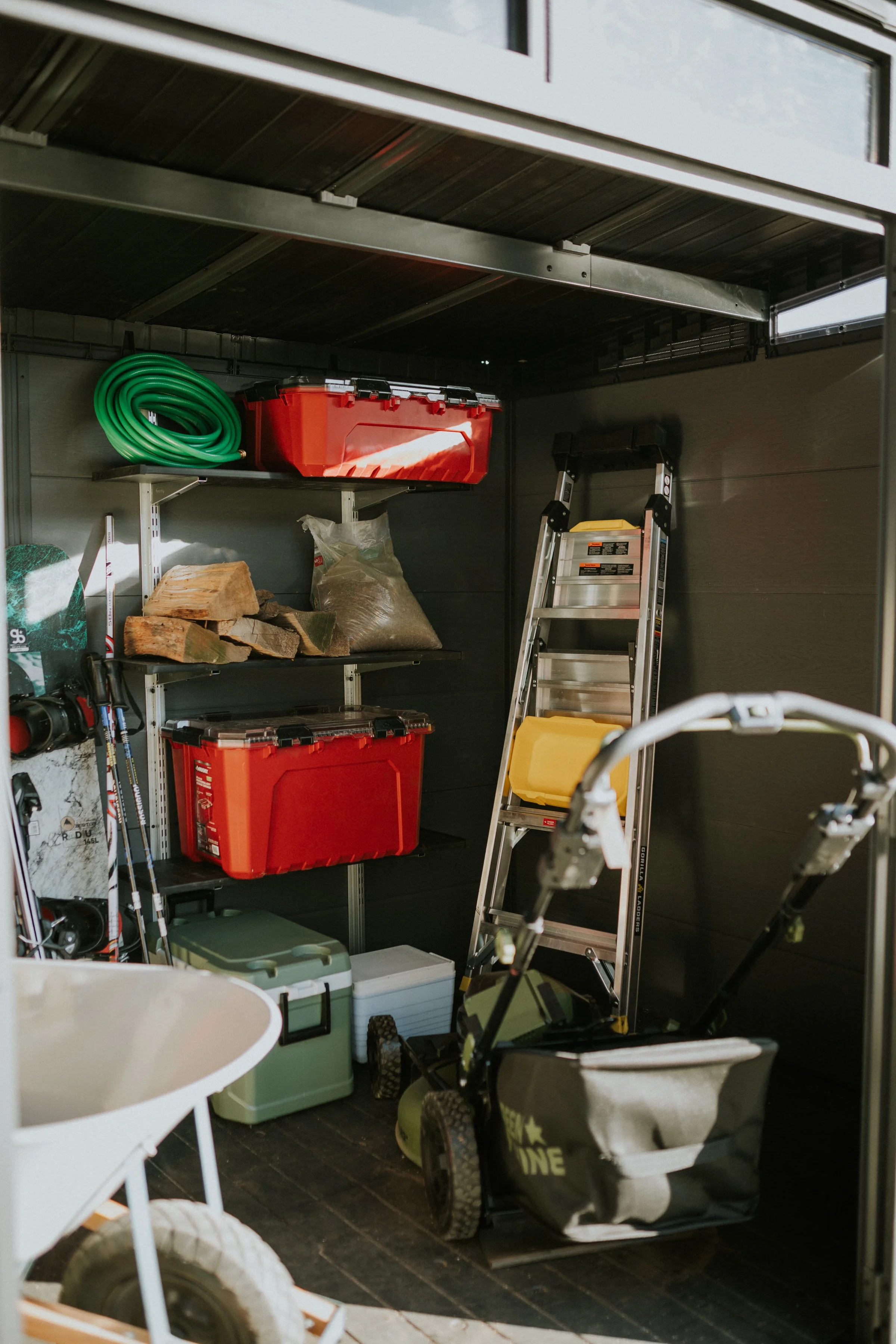 Keter Signature 11x7 ft. Durable Resin Outdoor Storage Shed With Heavy Duty Floor and Locking Door, Walnut