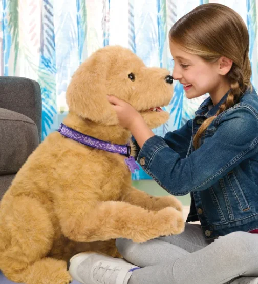 FurReal Biscuit My Lovin�� Pup-22 INCH- Responds To Voice Commands- Animatromic Motion Activated Life Size