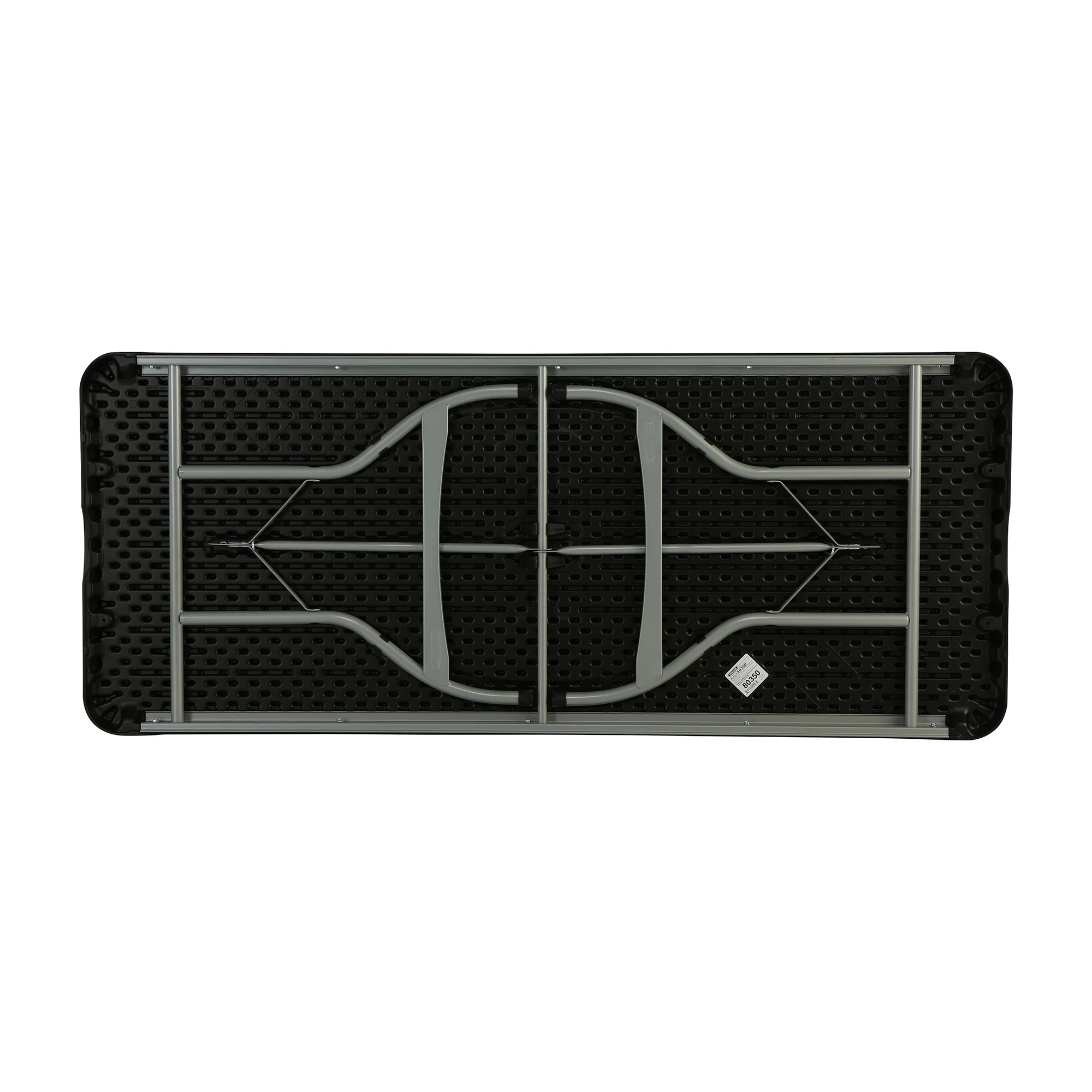 Lifetime 6 Foot Rectangle Folding Table, Indoor/Outdoor Commercial Grade, Black (280350)