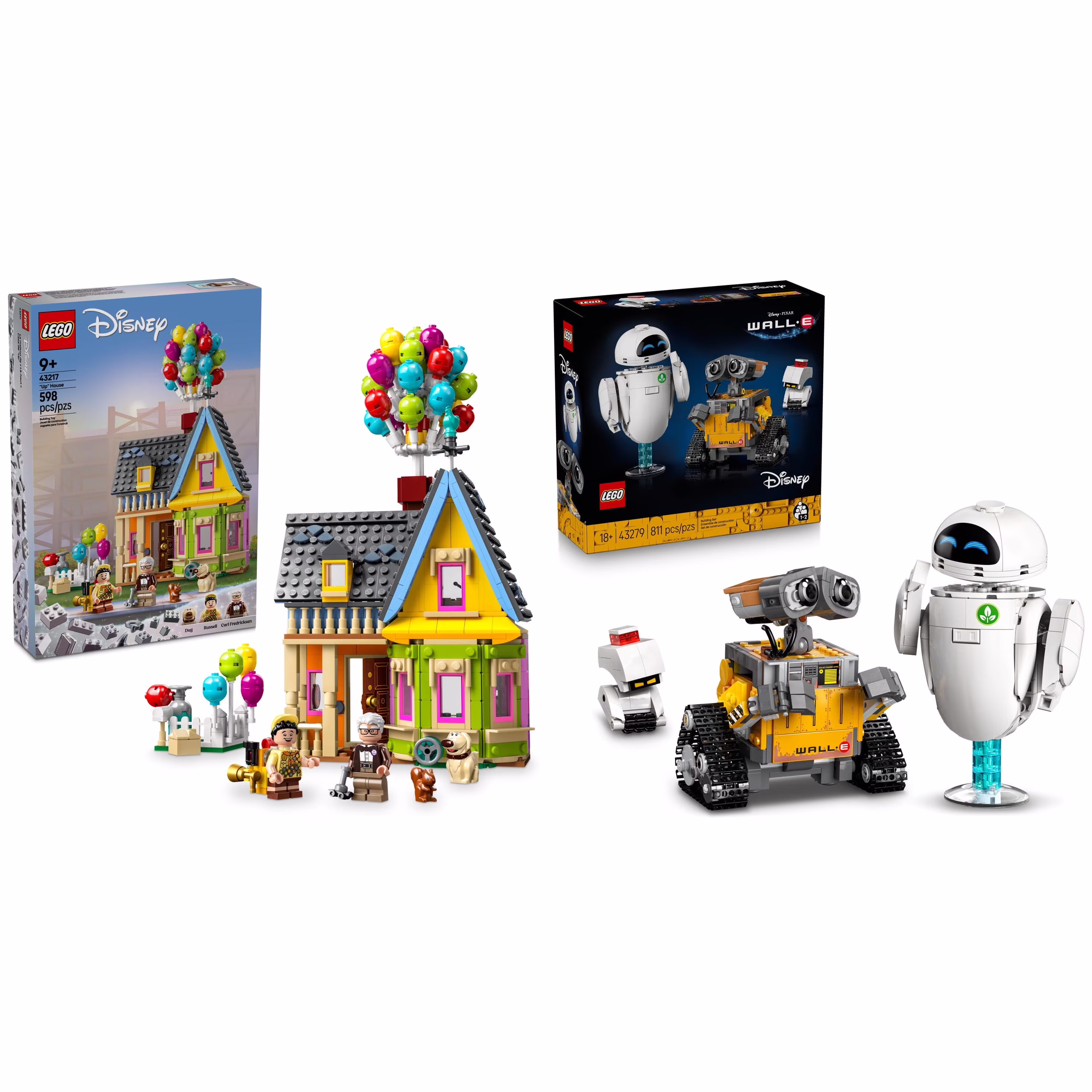 LEGO Disney and Pixar Bundle -  ��Up�� House and  WALL-E & EVE