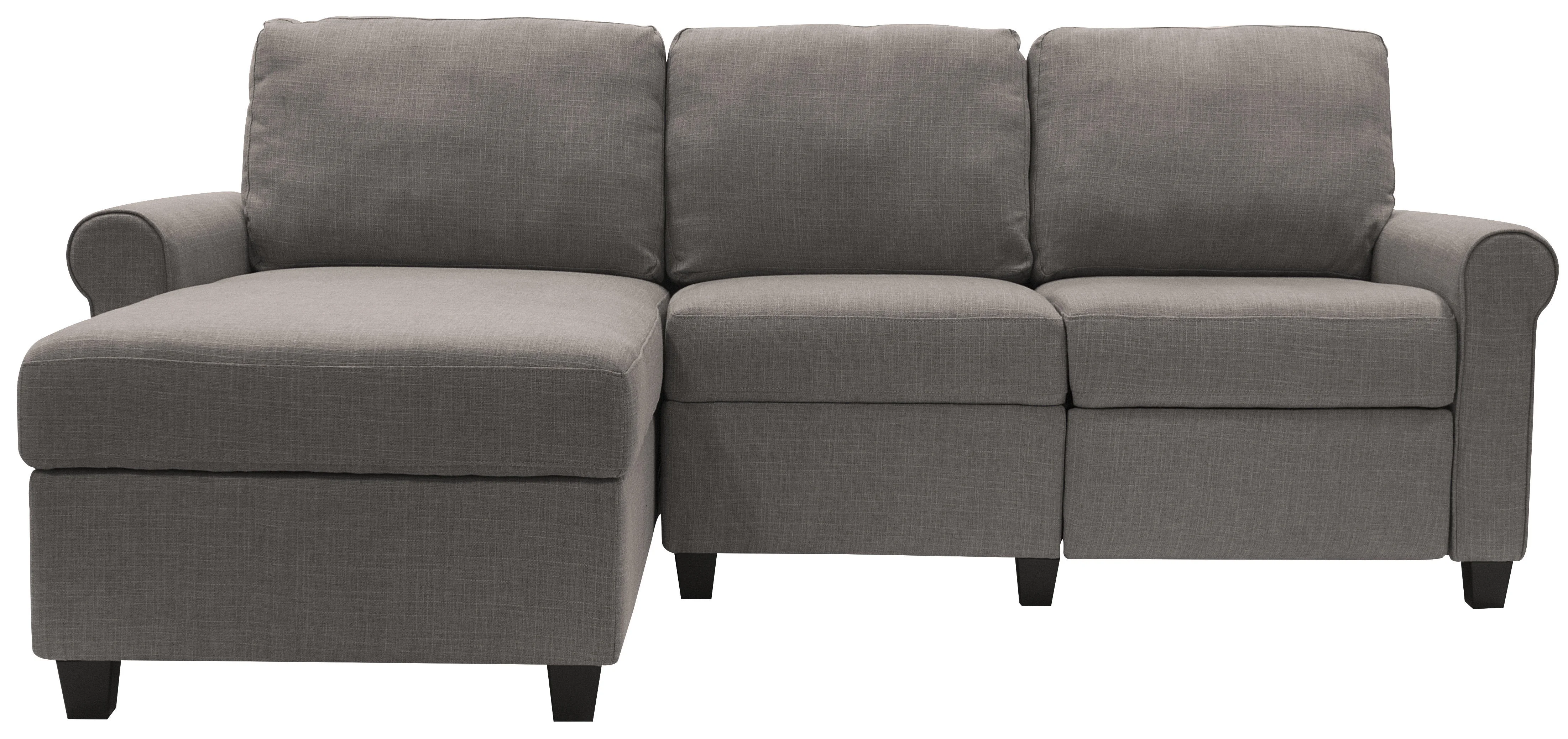 Serta Copenhagen Reclining Sectional with Right Storage Chaise - Oatmeal