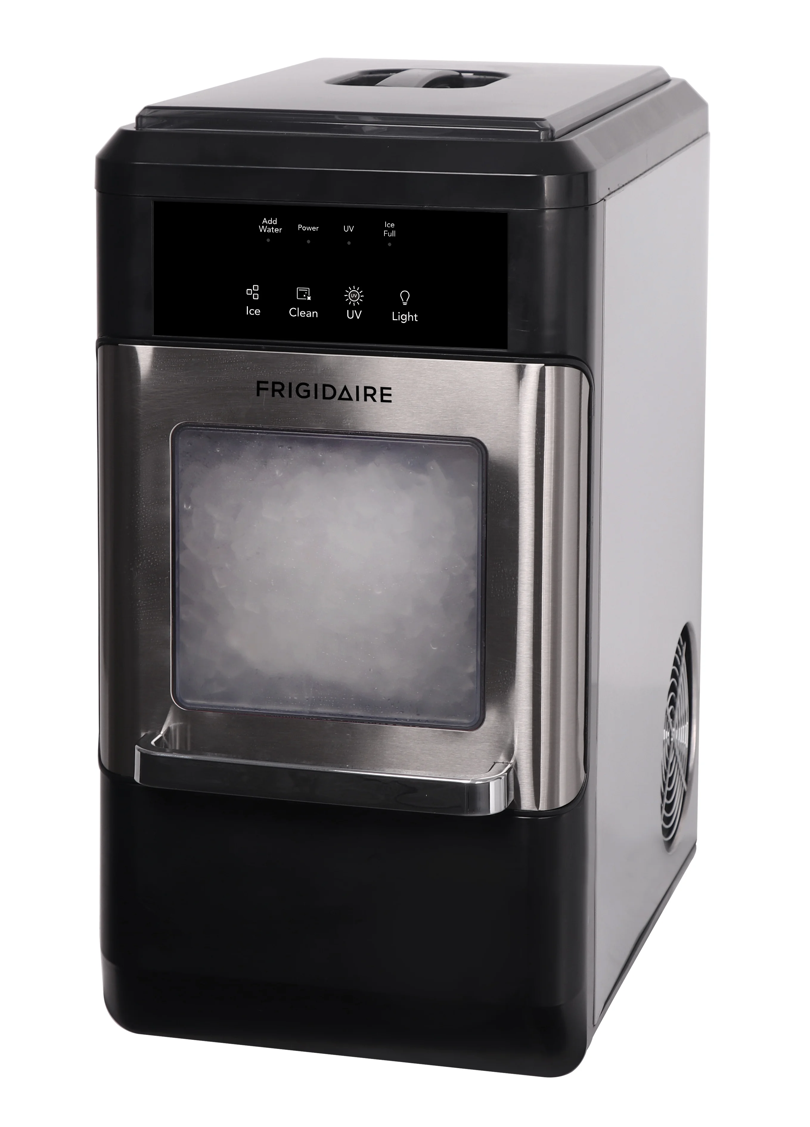 Frigidaire 44 lbs. Crunchy Chewable Nugget Ice Maker EFIC235, Stainless Steel