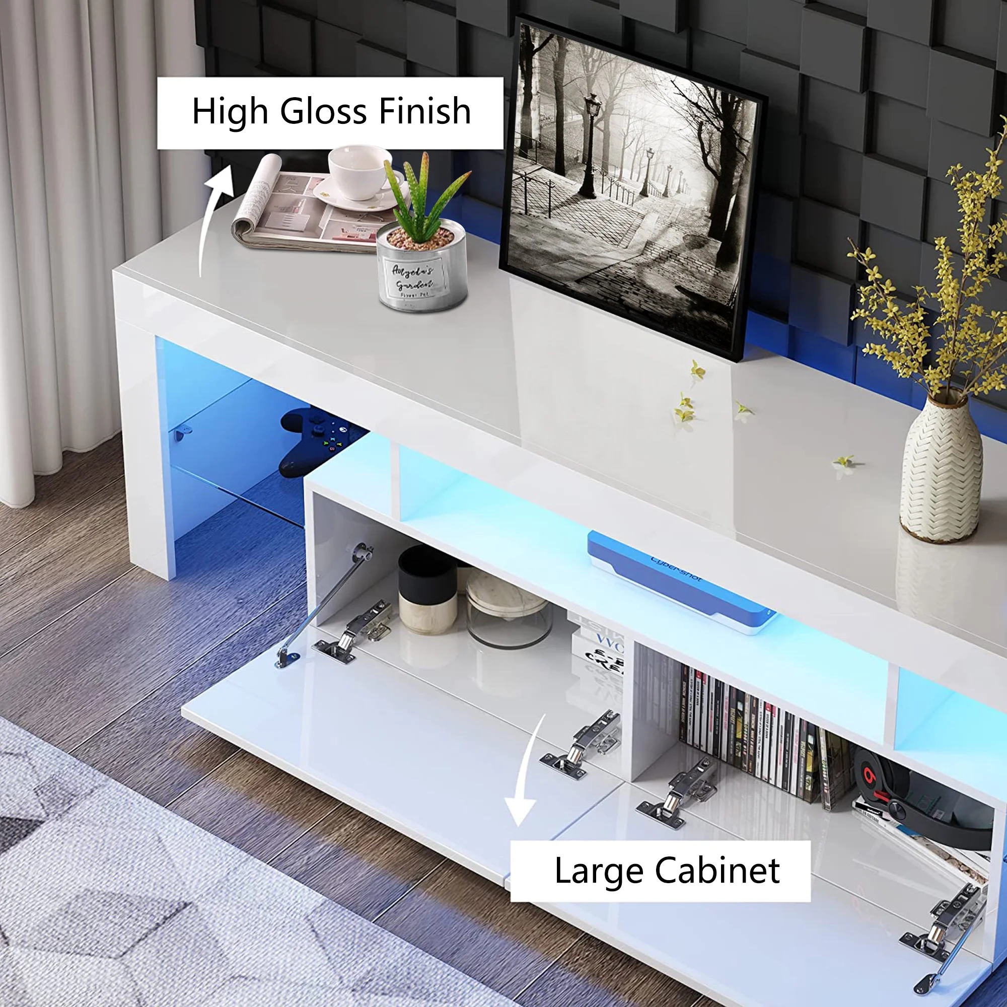 UHOMEPRO TV Stand for TV up to 70