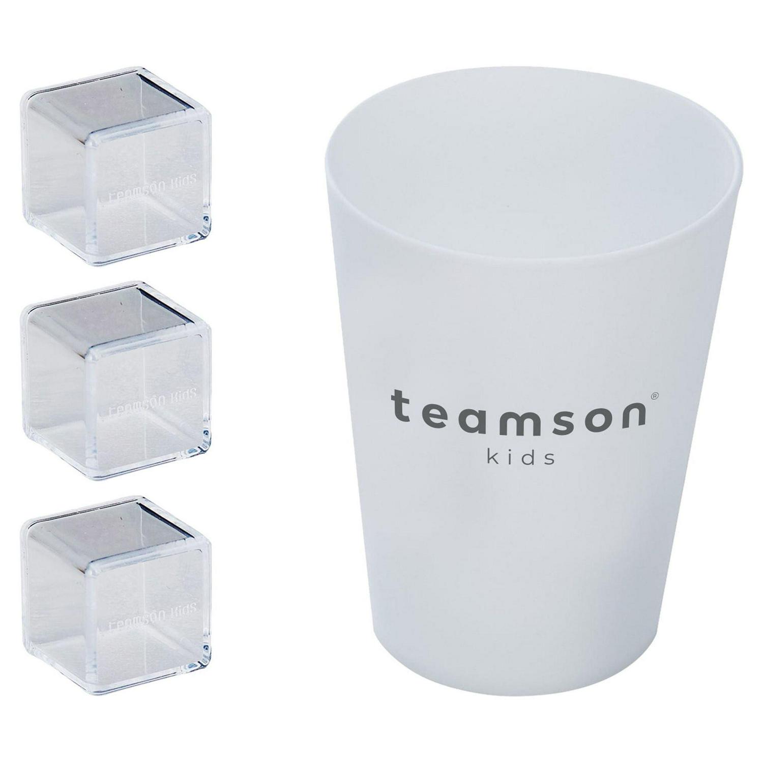 Teamson Kids Little Chef Charlotte Play Kitchen Set – Toddler Wooden Kitchen Playset with Stove. Sink & Refrigerator. Toy Cooking Set for Ages 1-7. Mint/Gold